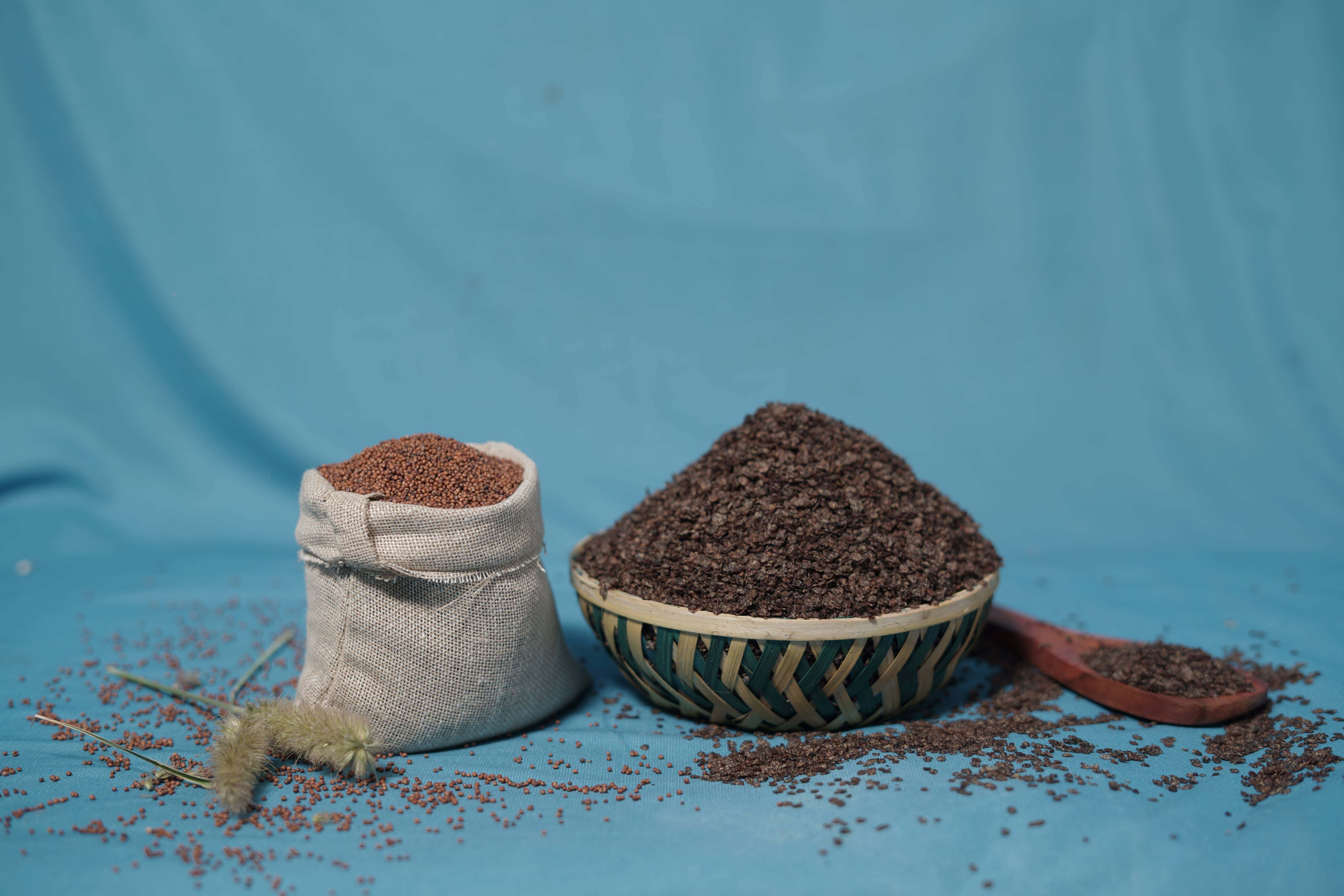 roasted ragi [nachani}flakes